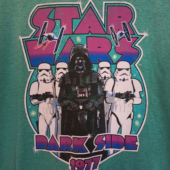 Unisex Fifth Sun Retro style Green Star Wars - Picture 4 of 5